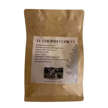 Café de especialidad El Chorro Chico